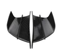 CRJIMX pour K1600GT K1200S K1200R pour Sport K1200GT K1300S K1300R K1300GT Motocyclette Winglet Kit Aérodynamique Spoiler(Glossy Fiber)
