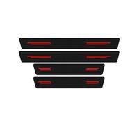 CRJIMX pour KIA pour Picanto Autocollants Anti-Rayures Plaque De Protection Seuil Portière Bande Coffre Pare-Chocs Bandes(4 seuils de Porte)