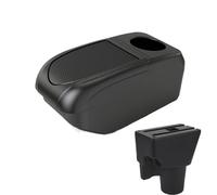 CRJIMX Pour Kia Pour Picanto Boîtier D'accoudoir Pour 3X-Line Accoudoir Auto Intérieur Accessoires Auto Boîte De Rangement(B1 Black Frame 6USB)