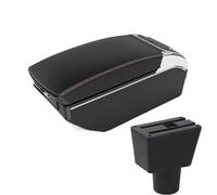 CRJIMX Pour LADA Pour XRAY Boîte D'accoudoir Pour Voiture Boîte De Rangement Centrale Intérieur De Retrofit Avec USB Accessoires Auto(A1 Noir rouge 7USB)