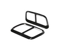CRJIMX Pour Land Rover Pour Range Rover Pour Velar 2017 2018 2019 2020 2021 Cache-pot D'échappement Arrière En Acier Inoxydable(Noir A)