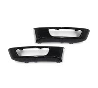 CRJIMX Pour Land Rover Pour Range Rover Sport 2014-2017 L494 Noir/Argent Voiture Avant Pare-chocs Feux Antibrouillard Lampe Couverture Garniture Décorative CRJIMX(NOIR)