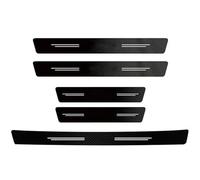 CRJIMX pour Mazda pour CX-30 Plaque De Protection Seuil Voiture Couvre-Pédale Passage Bande pour Coffre Et Pare-Chocs(5 pièces)