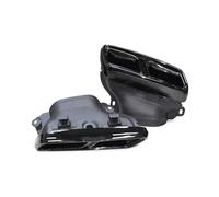 CRJIMX Pour Mercedes Pour Benz Classe E W212 2014 2015 2016 Tuyau D'échappement Mise À Niveau E63 AMG Noir Carré Silencieux Buse D'échappement Tête(NOIR,Conjoined)