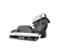 CRJIMX Pour Mercedes Pour Benz Classe E W212 2014 2015 2016 Tuyau D'échappement Mise À Niveau E63 AMG Noir Carré Silencieux Buse D'échappement Tête(Argent,Conjoined)