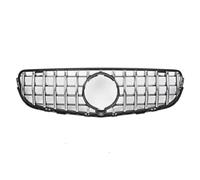 CRJIMX Pour Mercedes Pour Benz GLC X253 2015-2019 GLC250 GLC300 GLC350e Calandre De Sport Style Chrome GT Pour Pare-chocs Avant(Chrome Silver)