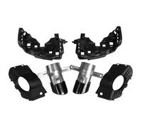 CRJIMX Pour Mercedes Pour Benz H247 GLA180 GLA200 GLA220 GLA250 GLA35 AMG 2020 2021 2022+ Embouts D'échappement(NOIR)