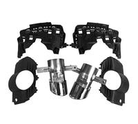 CRJIMX Pour Mercedes Pour Benz H247 GLA180 GLA200 GLA220 GLA250 GLA35 AMG 2020 2021 2022+ Embouts D'échappement(Argent)