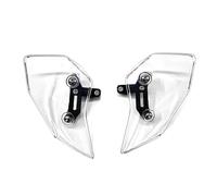 CRJIMX pour Moto pour Guzzi V85TT Für Touring Für Electra Für Street Tri Für Glide 2019-2023 Déflecteur D'aileron Latéral Carénage Pare-Brise(Transparent)