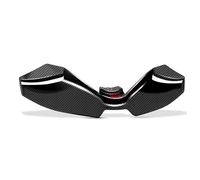 CRJIMX pour MT 09 MT09 SP 2024 2025 Moto Spoiler Avant Plaque en Fibre de Carbone Downforce Kit Spoiler Avant Aérodynamique Accessoires(Fibre de Carbone)