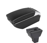 CRJIMX Pour N&issan Pour Kicks 2016 2017 2018 2019-2024 Boîte À Accoudoir Rangement Intérieur Accessoires Auto Retrofit(Black white 7 USB)
