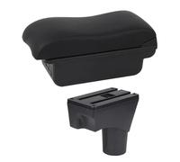 CRJIMX Pour N&issan Pour March Pour Micra K13 MK4 IV 2010-2023 Pour Sunny Boîte De Rangement D'accoudoir Centrale De Console(Ligne noire C2)