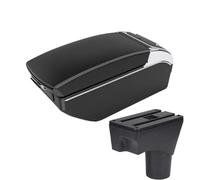 CRJIMX Pour N&issan Pour March Pour Micra K13 MK4 IV Pour Sunny 2010-2022 Boîte D'accoudoir Central(Black white 7 USB)