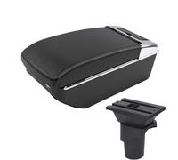 CRJIMX Pour N&issan Pour March Pour Micra K13 MK4 IV Pour Sunny Boîte D'accoudoir Boîte D'accoudoir Central(A3 Noir blanc 7USB)