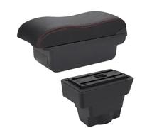 CRJIMX Pour Opel Pour Astra Boîte De Rangement Pour Opel Pour Astra J 2012-2020 Boîte D'accoudoir Central Accoudoir Auto Pièce De Rétrofit(C1 Noir rouge PAS d'USB)