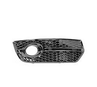 CRJIMX Pour Q5 Standard 2009 2010 2011 2012 8T0807681F Grille Protection Antibrouillard Pour Pare-choc Avant Accessoire En Nid D'abeille Noir Brillant CRJIMX(Droite)