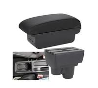 CRJIMX Pour R&enault Pour Duster Accoudoir Pour Dacia Pour Dacia Pour Duster 2019-2024 Boîte De Rangement De Console Centrale(B2 ligne noire 3USB)
