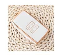 CRJIMX pour Renault pour Koleos pour Kadjar pour Megane pour Talisman pour Captur pour Espace pour Clio Coque Protection TPU Clé Voiture(White Gold)