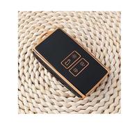 CRJIMX pour Renault pour Koleos pour Kadjar pour Megane pour Talisman pour Captur pour Espace pour Clio Coque Protection TPU Clé Voiture(Or Noir)