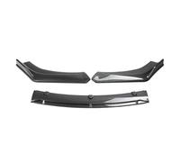 CRJIMX pour Renault pour Megane 4 2016-2022 Pare-Chocs Avant Voiture Lip Splitter Body Kit Chin Spoiler Anti Scratch Diffuser(Aspect Carbone)