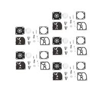 CRJIMX Pour S&TIHL HS45 FS55 FS38 BG45 MM55 Kit De Réparation Carburateur Joint Diaphragme(5 sets)
