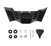 CRJIMX pour S1000R 2021-2024 pour M1000R 2023-2024 Aileron De Carénage De Moto Appui Aérodynamique Spoiler Aérodynamique Avant Nu(Noir Brillant)