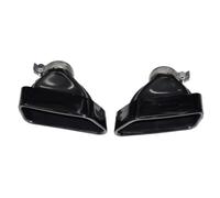 CRJIMX Pour Série 5 535 F10 F18 2010 2011 2012 2013 2014 2015 2016 2017 Mise À Niveau Du Tuyau D'échappement Embout De Silencieux Carré(NOIR)