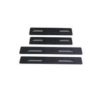 CRJIMX pour Smart pour Forfour pour Fortwo 453 451 450 Autocollants De Seuil Portière en Fibre Carbon Et Cuir Film Protecteur(4 seuils de Porte)