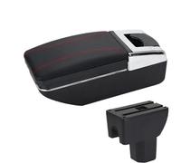 CRJIMX Pour Suzuki Pour IGNIS Boîtier D'accoudoir Boîtier D'accoudoir Auto Pièces De Rétrofit Intérieur Boîte De Rangement Accessoires Auto(A1 Noir rouge SANS USB)