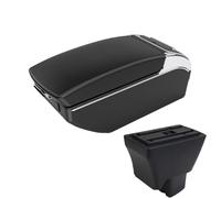 CRJIMX Pour Tata Pour Tiago Accoudoir Voiture Avec USB Boîte Rangement Console Centrale Accessoires Décoration Voiture(Ligne noire 7USB)
