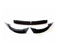CRJIMX pour Tesla pour Model 3 2017-2023 Pièce Accessoire Diffuseur Splitter Spoiler Menton Lèvre Pare-Chocs Avant Kit Carrosserie Voiture(Noir Brillant)