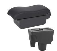 CRJIMX Pour Toyota Pour Aqua Boîte D'accoudoir Pour Toyota Pour Prius C Boîte De Rangement Auto Pour Accoudoir De Voiture Aqua(C2 Ligne noire PAS d'USB)