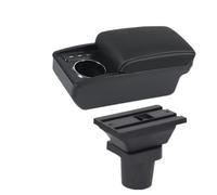 CRJIMX Pour Toyota Pour Yaris Pour Vitz Hayon 5 Portes 1998-2007 2008 2009 2010 2011 Boîte D'accoudoir Auto Accoudoir Central(B3 Noir blanc 3USB)