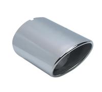 CRJIMX Pour Toyota RAV4 Pour Venza Sortie Unique D'échappement Automobile Silencieux En Acier Inoxydable Queue Gorge Tuyau Et Capot(Argent)