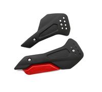 CRJIMX pour Trident 660 pour Trident660 2021 Protections de Moteur en Aluminium Accessoires Kit de Plaques de Protection de Carters Moteur Carénage Moteur(Noir Rouge)