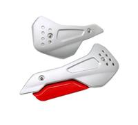 CRJIMX pour Trident 660 pour Trident660 2021 Protections de Moteur en Aluminium Accessoires Kit de Plaques de Protection de Carters Moteur Carénage Moteur(Silver Red)