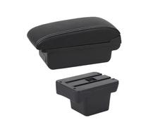 CRJIMX Pour VW Pour Caddy 5 2024 Boîte D'accoudoir Boîte De Rangement D'accoudoir Boîte De Rangement Aménagement Intérieur(A1 Noir blanc NOUSB)