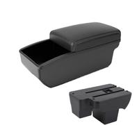 CRJIMX Pour VW Pour Polo 2020-2024 Boîte À Accoudoir Voiture Boîte De Rangement Retrofit Pièces Retrofit Accessoires Auto(B3 white Storage box)