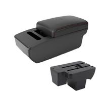 CRJIMX Pour VW Pour Polo 2020-2024 Boîte À Accoudoir Voiture Boîte De Rangement Retrofit Pièces Retrofit Accessoires Auto(A1 red Tissue Box)
