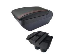 CRJIMX Pour VW Pour T&ouran Boîte De Centre Console Boîte De Rangement Intérieur Accessoires Auto De Personnalisation Détails Intérieurs(Ligne rouge F Pas d'USB)