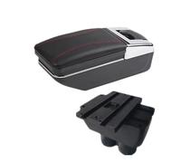 CRJIMX Pour VW Pour T&ouran Boîtier Bras De Confort Boîte De Rangement Centrale Accessoires Auto Intérieurs De Retrofitting(Une ligne rouge PAS d'USB)