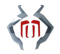 CRJIMX pour XADV 750 X-ADV 750 2025 Modification Bande Enroulée Coupe-Vent Aile Fixe Protège-Jambes Protection Latérale Pare-Brise(Transparent Grey)