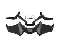 CRJIMX pour Yamaha MT-07 SP MT 07 MT07 2021 2022 2023 Appui Aérodynamique Sport Spoilers Avant Naked Aileron Aérodynamique Déflecteur(Noir)
