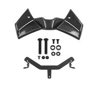 CRJIMX pour Yamaha MT-09 MT 09 MT09 SP pour Y-AMT 2024 2025 Kit D'aileron Avant Appui Aérodynamique Spoiler Frontal Ailerons Winglet Aérodynamique(Motif en Fibre de Carbone)