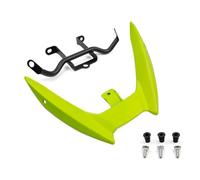 CRJIMX pour Yamaha MT-09 MT09 MT FZ 09 FZ-09 FZ09 2014-2016 Support De Fixation D'aileron De Carénage Supérieur Avant De Phare De Moto(Fluorescent Yellow)