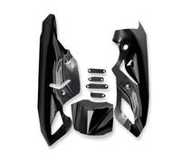 CRJIMX pour Yamaha MT07 FZ07 MT-07 FZ-07 2014 2015 2016 2017 Garde-Moteur De Moto Bas De Carénage Spoiler Carrosserie Carénage(Glossy Black)