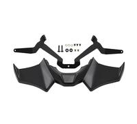 CRJIMX pour Yamaha MT07 MT-07 SP MT 07 2021 2022 2023 2024 Spoiler Avant Nu Sport Moto Déviation D'aile Aérodynamique À Appui(Noir)