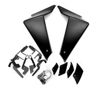 CRJIMX pour Yamaha MT09 MT 09 MT-09 SP 2021-2023 Moto Sport Downforce Naked Spoilers Latéraux Aileron Aérodynamique Déflecteur Cache-Cadre(Matt Black-Gray)