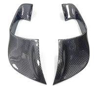 CRJIMX pour Yamaha YZF-R7 2021-2023 Motocyclette Aileron Avant latéral Winglet Aile aérodynamique ABS Noir Kit de Spoilers Déflecteur(Carbon Fibre)