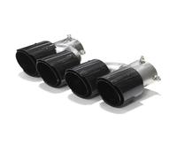 CRJIMX Quadruple Embout D'Échappement Fibre De Carbone Pour B&MW G20 G21 M340i M240i G42 M440i Silencieux Hautes Performances Pour Système D'Échappement(Carbon Fiber D)